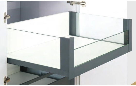 Glass side & front panel High inner Drawer Tandem box cold rolled steel 270-550mm